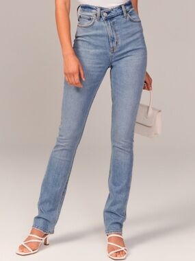 Abercrombie Ultra High Rise 90s Slim Straight Jean
